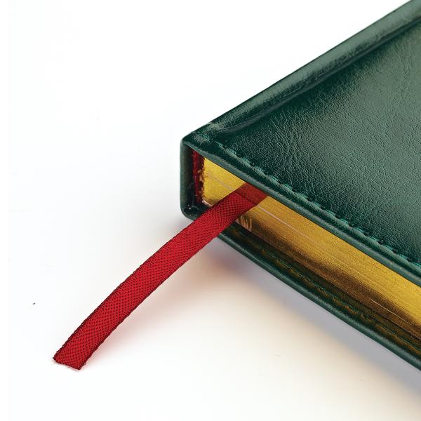 Ежедневник недат А5+ "SIDNEY NEBRASKA" красный, золотой обрез