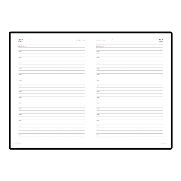 Ежедневник недат А5+ "VELVET" фиолетовый