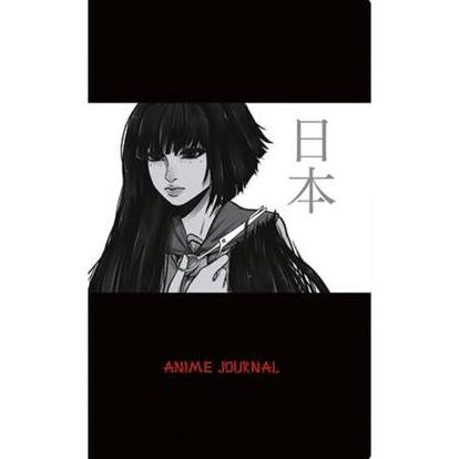 Записная книжка А4 80 л. "АНИМЕ 7" кл. скрепка, 65г/м2, Софт тач с выбор.УФ-лаком, 130х210мм, 100% б