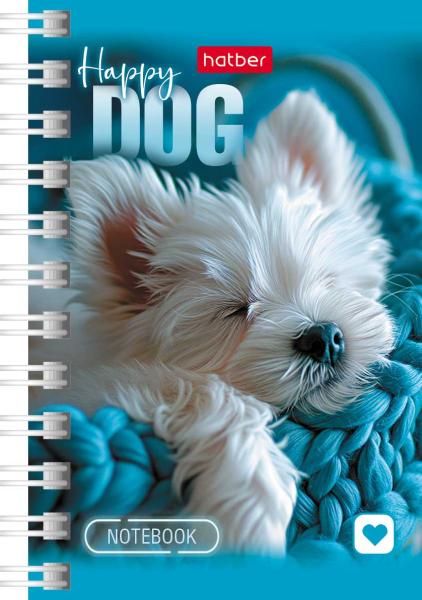 Записная книжка А7 40 л. кл. на гребне "Кошарики"