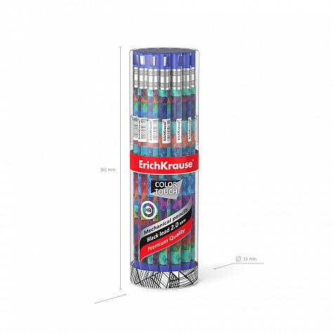 Карандаш механический 2 мм ErichKrause® ColorTouch® Patchwork с точилкой, НВ