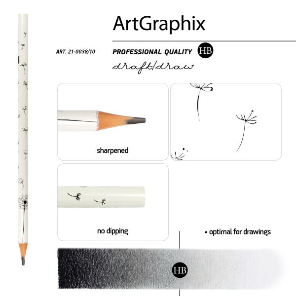 Карандаш ч/г "ArtGraphix. Одуванчики" HB