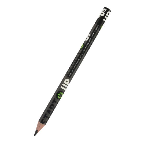 Карандаш ч/г 4B "HappyGraphix Jumbo. Start Up" 3.5 MM