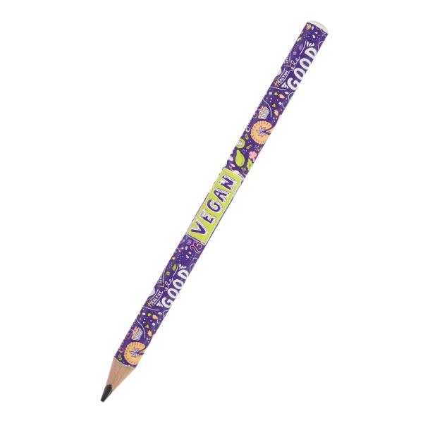 Карандаш ч/г 4B "HappyGraphix Jumbo. Веган" 3.5 MM