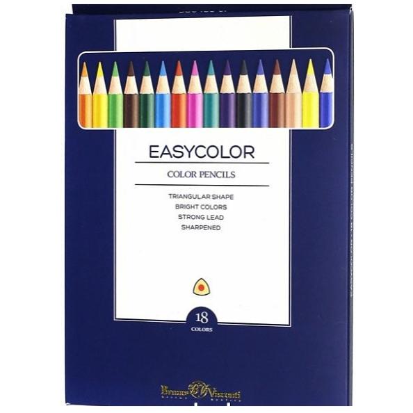 Карандаши 18 цв. "EASYCOLOR"