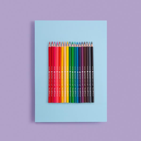 Карандаши 18 цв. "EASYCOLOR"