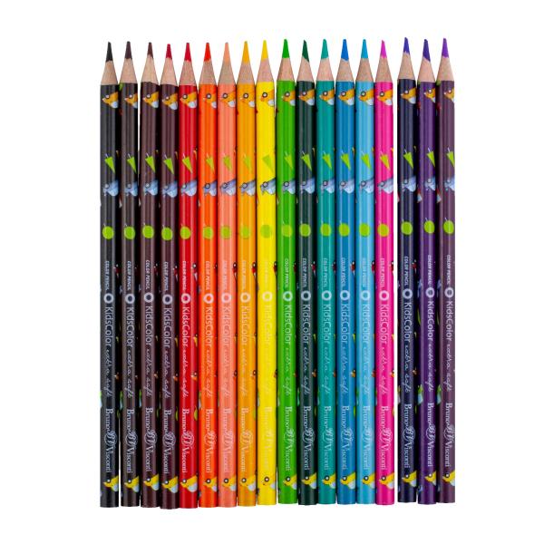 Карандаши 18 цв. дерево, BV KIDSCOLOR