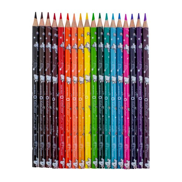 Карандаши 18 цв. дерево, BV KIDSCOLOR