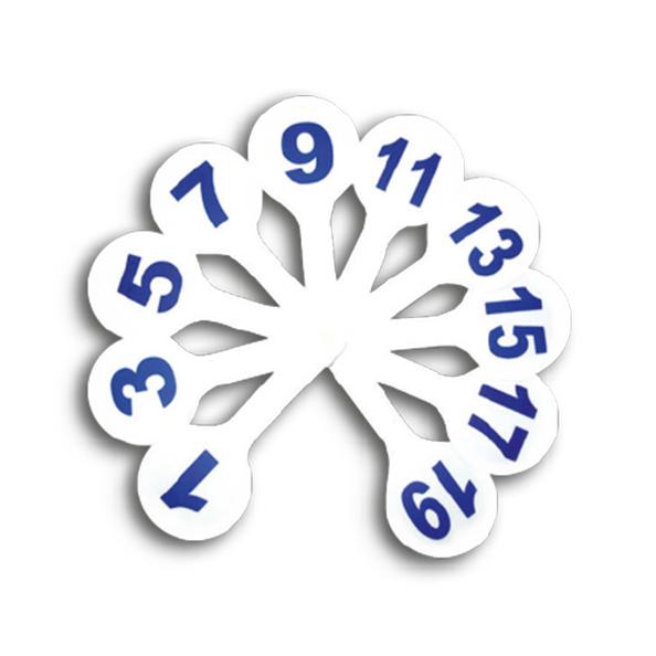 Касса-веер цифры до 20