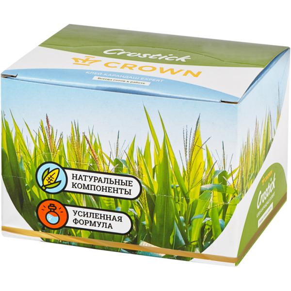 Клей-карандаш  08 г CROWN
