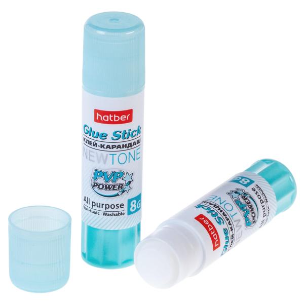 Клей-карандаш  08 г Hatber NEWtone 