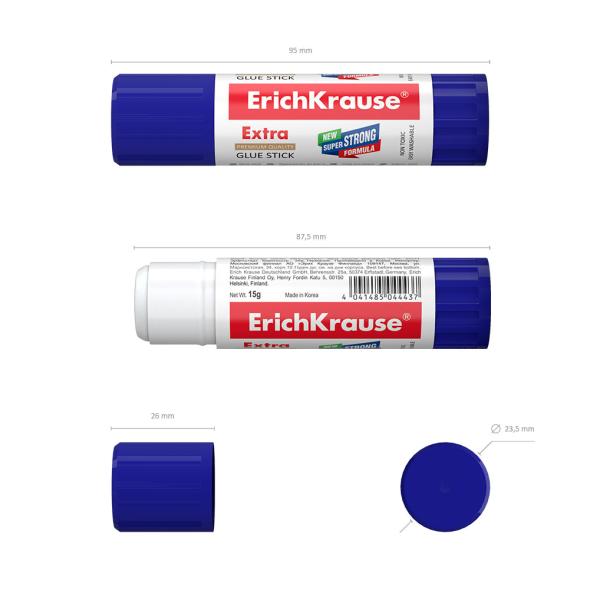 Клей-карандаш  15 г ErichKrause