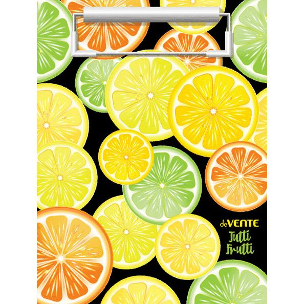 Клипборд "deVENTE. Tutti-Frutti. Lemon" A5 (180x240 мм) картон толщина 2 мм, матовая ламинация, в пл
