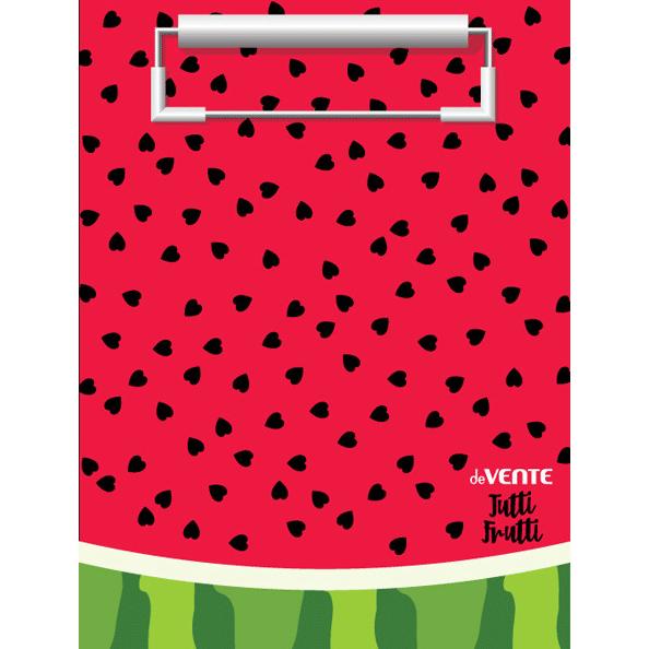 Клипборд "deVENTE. Tutti-Frutti. Watermelon" A5 картон толщина 2 мм, матовая ламинация, в пластиково